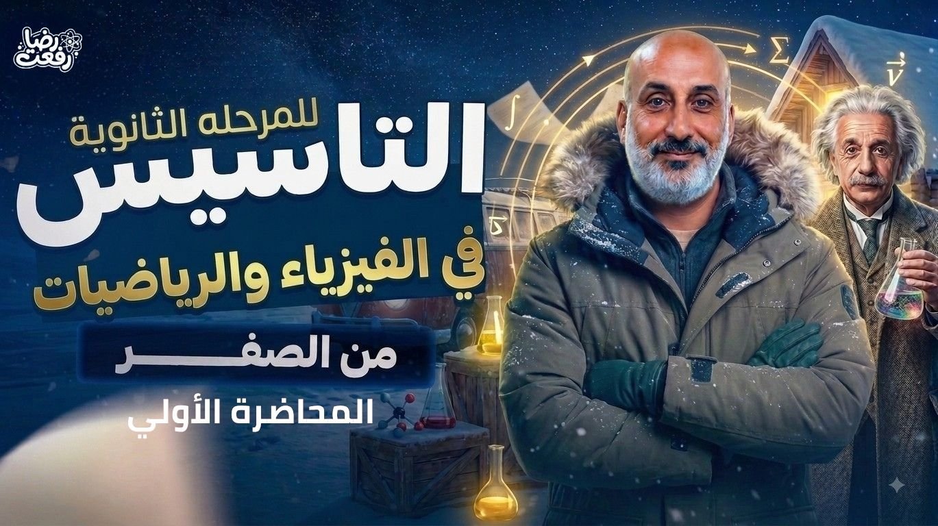 المحاضرة التأسيسية الأولى في الفيزياء للثانوية العامة | الكورس التأسيسي 2027 | مع مستر رضا رفعت
